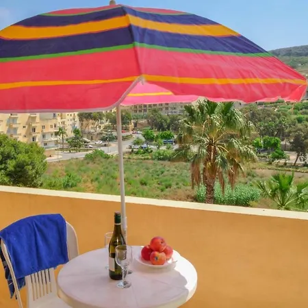 With Aircondition & Washing Machine In With Valley Views Marsalforn